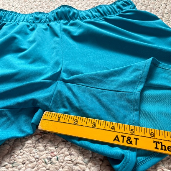Nike Pro shorts.  Turquoise. Size S - Picture 3 of 5